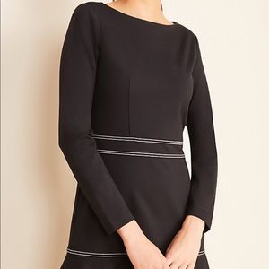 Ann Taylor stitched ponte dress, size 2